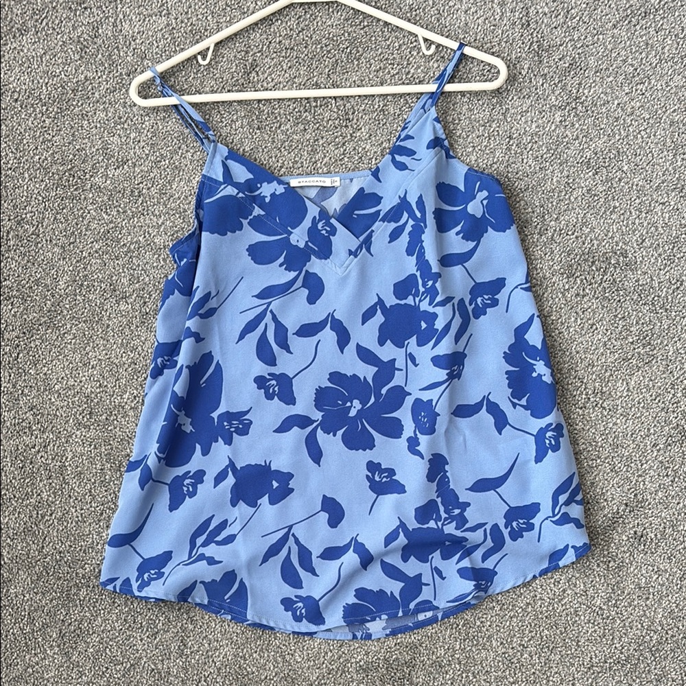 Staccato Floral Tank Top